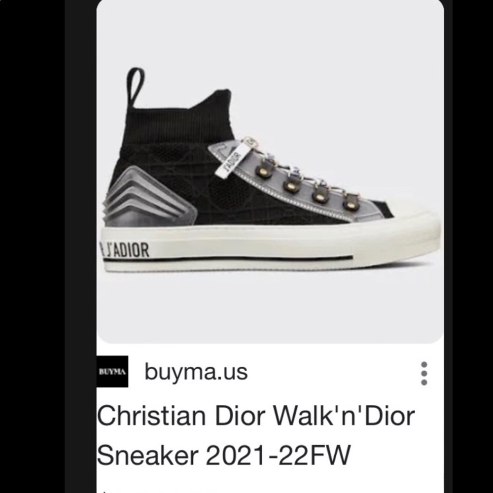 Walk in Dior high top sneakers